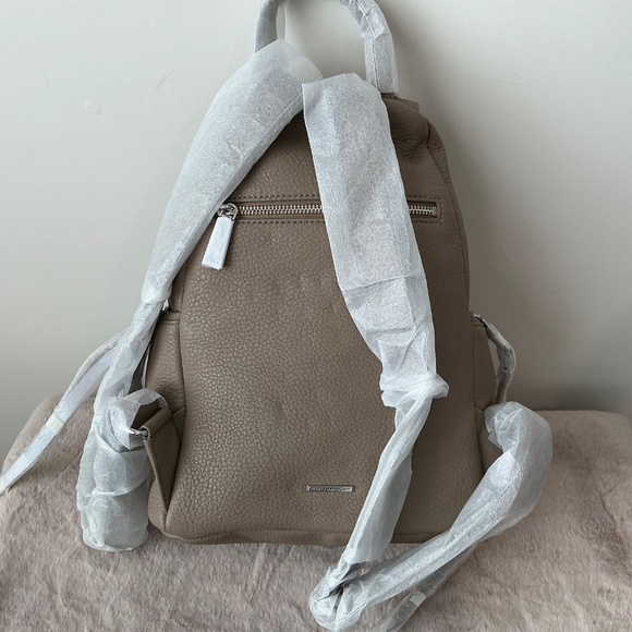 Rebecca Minkoff Large Leather Backpack with Silver Hardware (NEW) - Picture 10 of 14